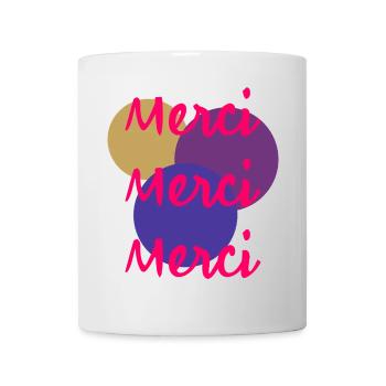 THANK YOU. THANKS. ANNIVERSARY. BIRTH. RETIREMENT. - Mug - white - Front