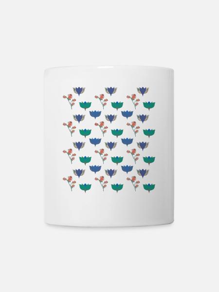 Garten Romantik - Tasse - Weiß