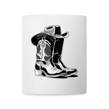 Line Dancing Country Dance - Line Dance Tanzen - Mug - white - Front