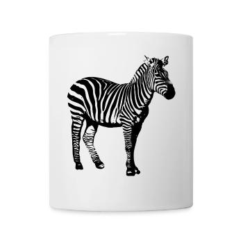 Zebra - Tasse - Weiß - Vorne