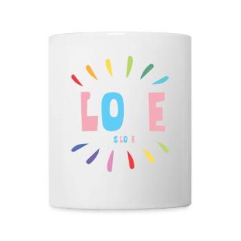 Mois de la fierté LGBT - Love is Love - Mug blanc - blanc - Devant