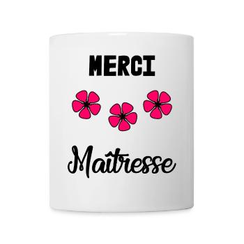 MISTRESS. MASTER. THANK YOU. THANK YOU MISTRESS. GIFT. - Mug - white - Front