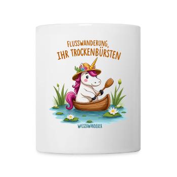 Excursion en canoë Licorne - Mug blanc - blanc - Devant