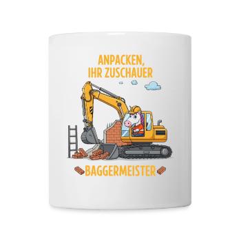 Unicorn Excavator Master - Mug - white - Front