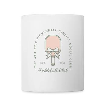 Pickleball club filles amie équipe aesthetic - Mug blanc - blanc - Devant