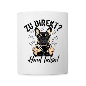Bouledogue français cool - Mug blanc - blanc - Devant