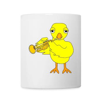 Trumpet Chick - Mug - white - Front