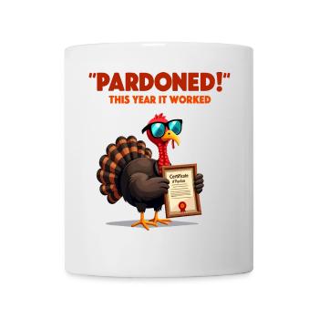 Pardoned Turkey - Tasse - Weiß - Vorne