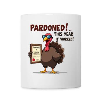 Pardoned Turkey - Tasse - Weiß - Vorne