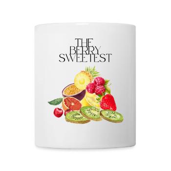 The Berry Sweetest – Variété fruitée et saine - Mug blanc - blanc - Devant