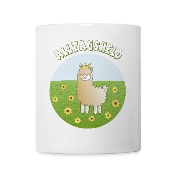 Alpaka-Alltagsheld - Tasse - Weiß - Vorne