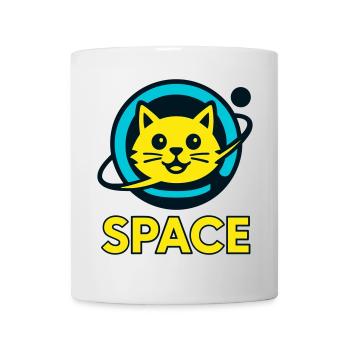 Space-Cat - Tasse - Weiß - Vorne