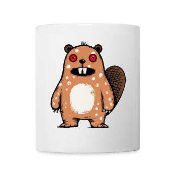 Biber - Tasse - Weiß - Vorne