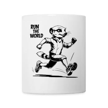 Erdmännchen, rennend - Tasse - Weiß - Vorne