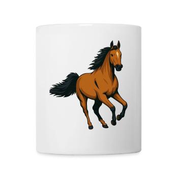 Galloping Amber Stallion - Mug - white - Front