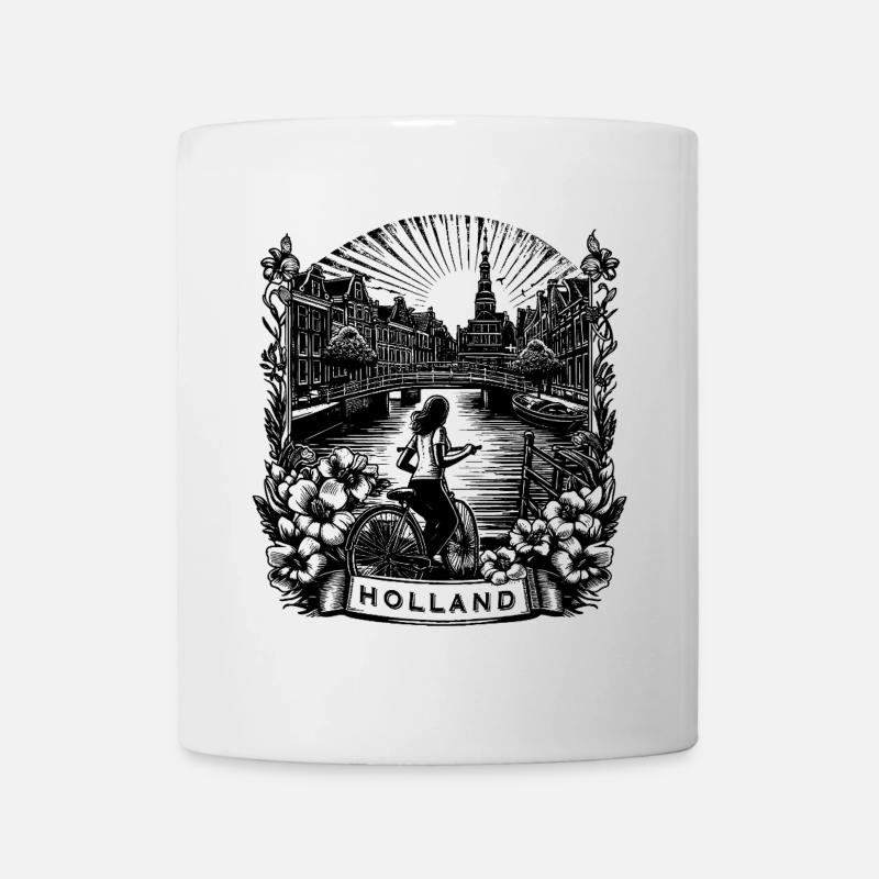 HOLLAND Shirt Design - Mug - white