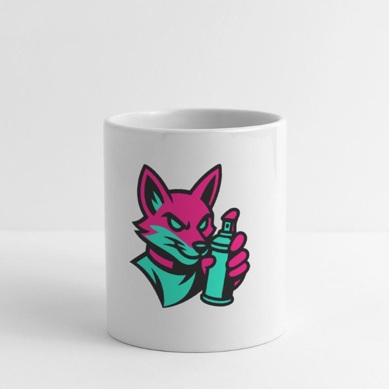 Graffiti Fox Mug