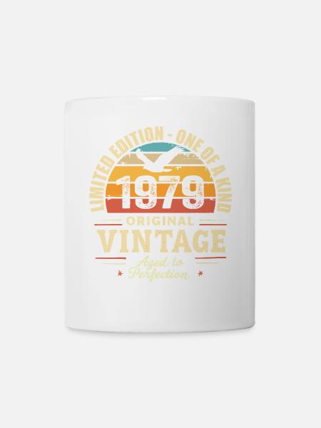 Cadeau Anniversaire 1979 Millésime 1979 Rétro 1979 - Mug blanc - blanc