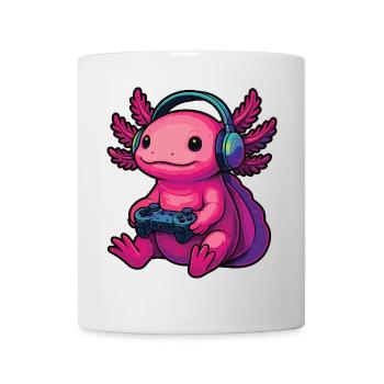 Axolotl Lustige Videospiele Gaming Axolotl - Tasse - Weiß - Vorne