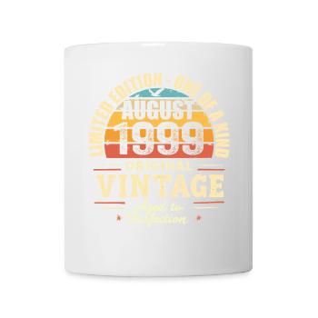 Août 1999 Anniversaire Août 1999 - August 1999 - Mug blanc - blanc - Devant