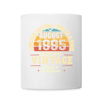 August 1995 Geburtstag August 1995 - August 1995 - Tasse - Weiß - Vorne