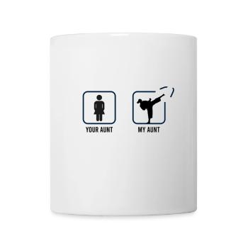 Your Aunt My Aunt Kung Fu - Tasse - Weiß - Vorne