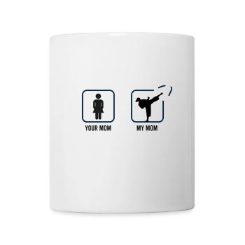 Ta Maman Ma Maman Kung Fu - Mug blanc - blanc - Devant