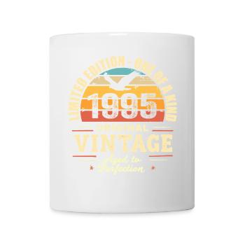 1995 Geburtstagsgeschenk Jahrgang 1995 Retro 1995 - Tasse - Weiß - Vorne