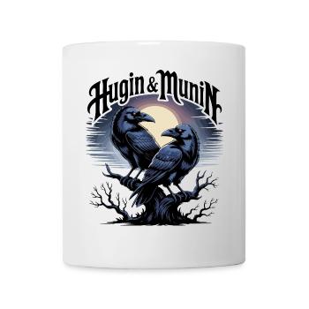 Hugin und Munin - Wächter der Gedanken - Tasse - Weiß - Vorne