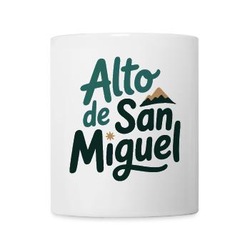 Alto de San Miguel Cyclisme Escalade Art - Mug blanc - blanc - Devant