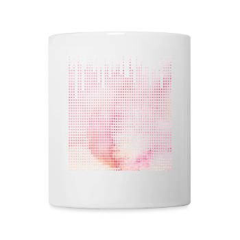 Floral gradient with lettering - Mug - white - Front