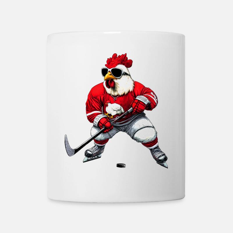 Chicken Hockey - Mug - white