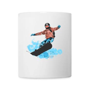 Snowboarding - Tasse - Weiß - Vorne