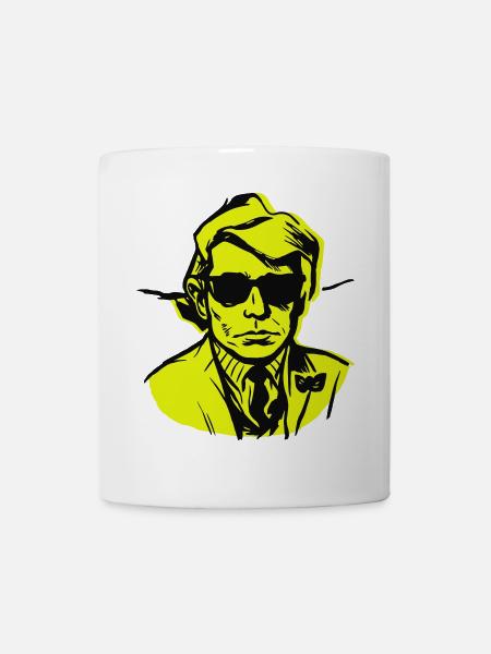 Man Art Illustration - Mug - white