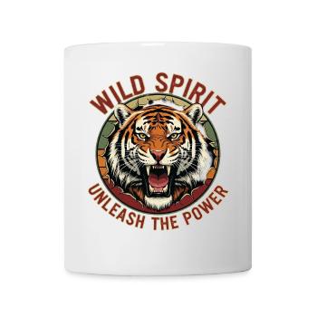 Wild Spirit Lion Motif Design - Mug - white - Front