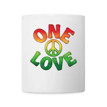 La vie est meilleure avec la culture Reggae Rasta Vibes - Mug blanc - blanc - Devant
