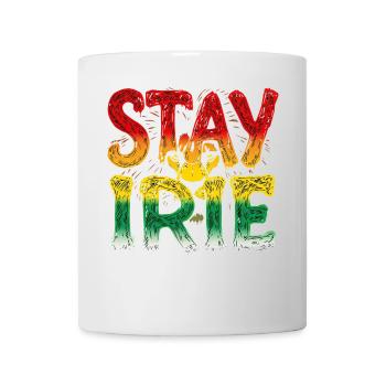 Rasta Lion Irie Vibes Chill Roots Jamaica - Tasse - Weiß - Vorne