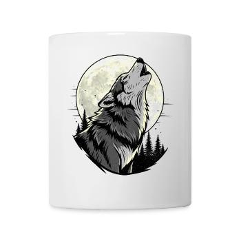 Loup - Mug blanc - blanc - Devant