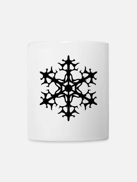 Schneestern - Tasse - Weiß