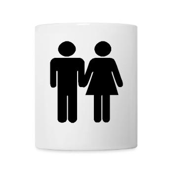 Paar - Tasse - Weiß - Vorne