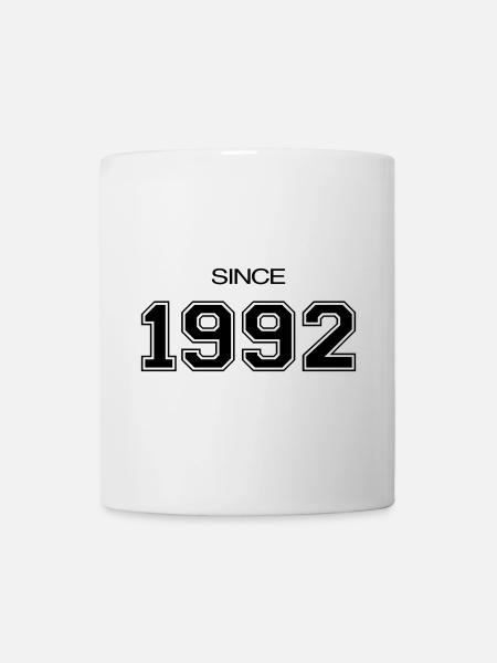 Geburtstagsgeschenk 1992 - Tasse - Weiß