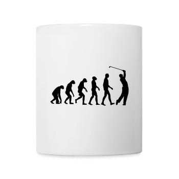 Golf Evolution Golfing - Tasse - Weiß - Vorne