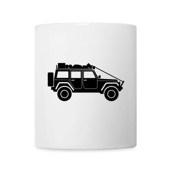 Jeep-Rubicon - Tasse - Weiß - Vorne