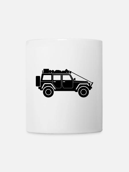 Jeep-Rubicon - Tasse - Weiß