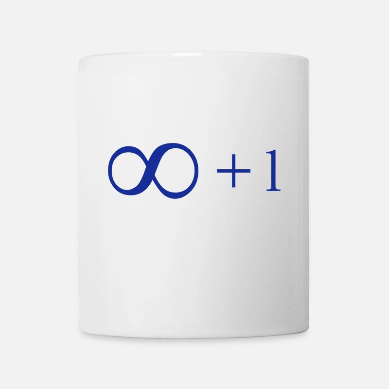 Unendlich + 1 - Tasse - Weiß