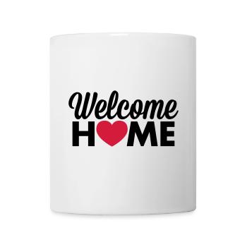 Coeur de Welcome Home - Mug blanc - blanc - Devant