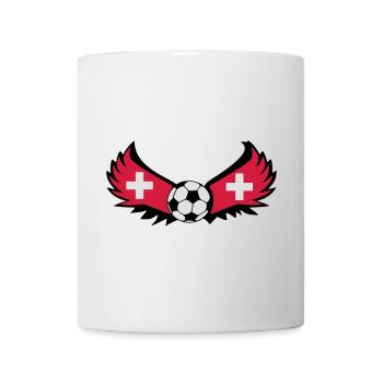 football suisse - Mug blanc - blanc - Devant