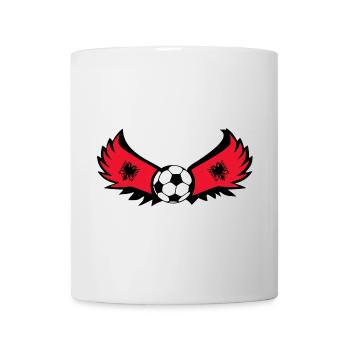 Fussball Albanien - Tasse - Weiß - Vorne