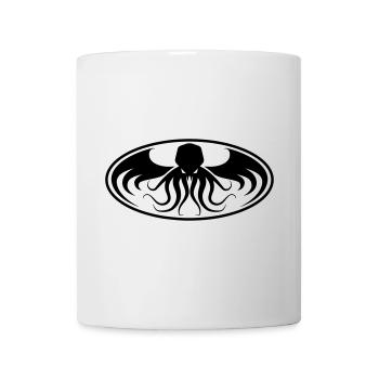 Cthulhu Dark Emblem Parodie - Tasse - Weiß - Vorne