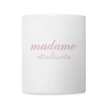 Madame Attachiante - Mug blanc - blanc - Devant